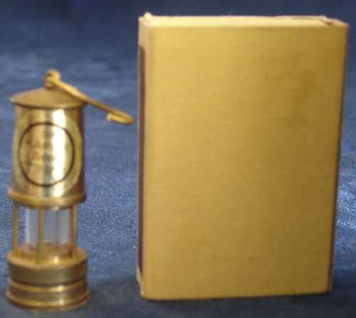 PRINTERS TRAY MINITURE BRASS  ORNAMENT - MINERS LAMP