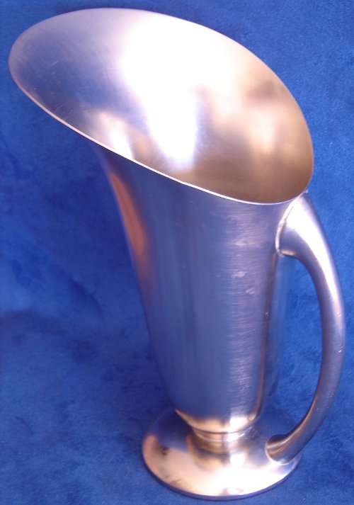 COLLECTABLE TIEL, HOLLAND OLD DUTCH PEWTER VASE