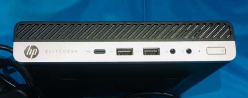 HP ELITEDESK 800 G5 DESKTOP MINI WITH ORIGINAL CHARGER