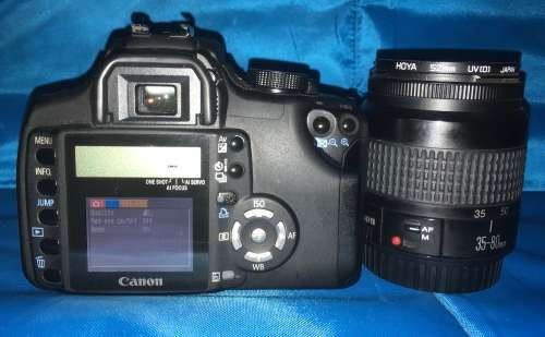 CANON EOS 350D DIGITAL WITH TWO LENSES