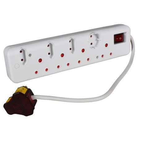 ELLIES 8 WAY SURGE SECURE POWER PROTECTOR -NEW IN THE BOX