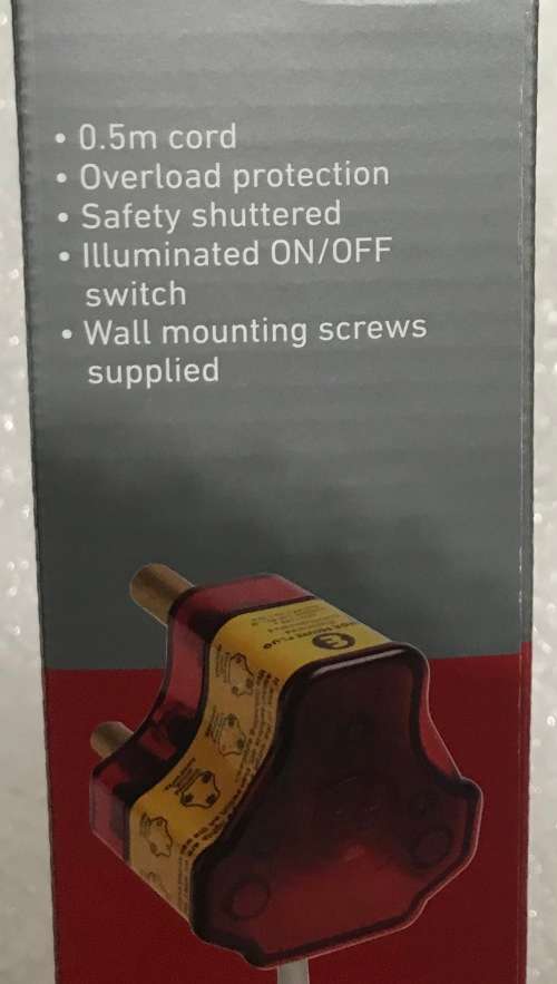 ELLIES 8 WAY SURGE SECURE POWER PROTECTOR -NEW IN THE BOX