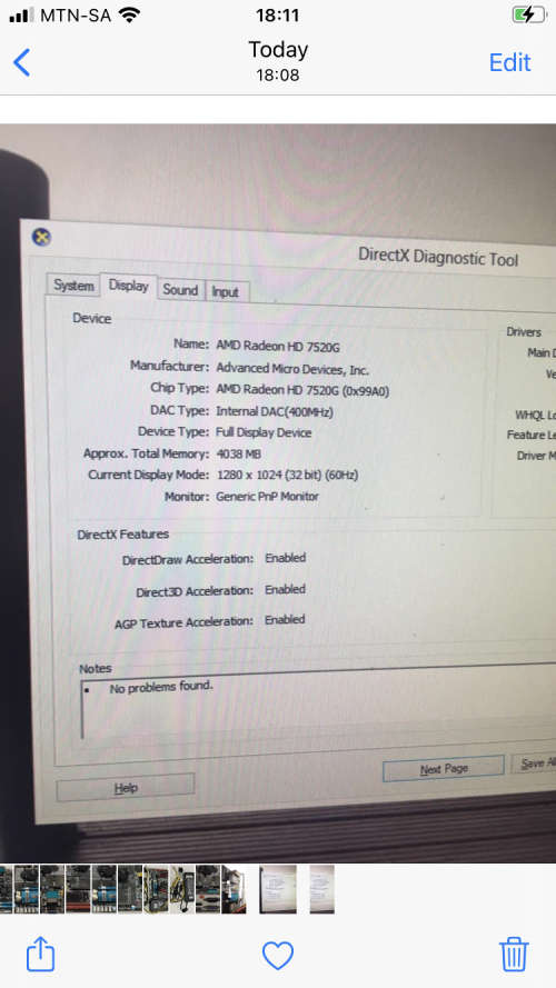 MOTHERboard AMD WITH INTERGRATED GRAPHICS CARD - S/N - M192700000264 IN GOOD WORKING CONDITION