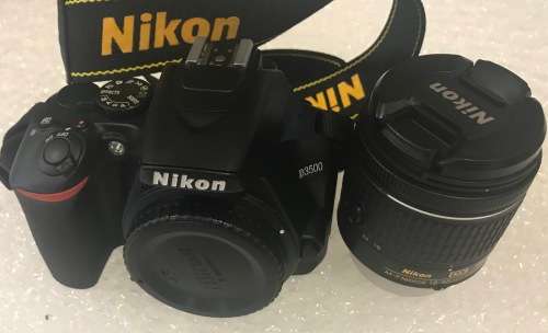 NIKON CAMERA D3500 WITH 18-55 DX VR LENS SET - CONDITION LIKE NEW