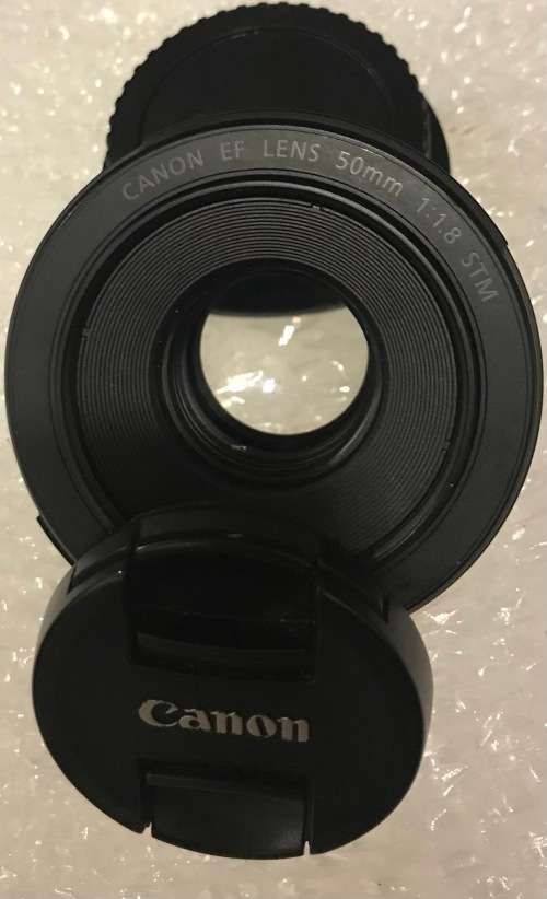 CANON 50mm1:1.8 STM LENSE IN GOOD WORKING CONDITION