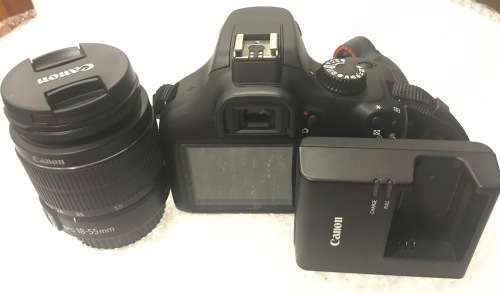 CANON EOS 4000D WITH 18-55mm LENS CONDITION LIKE NEW + FREE CAMERA BAG