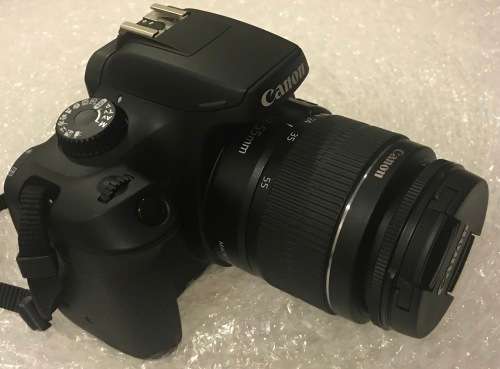 CANON EOS 4000D WITH 18-55mm LENS CONDITION LIKE NEW + FREE CAMERA BAG