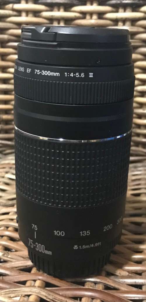 Canon Lens 75-300mm III IN Good workINg Condition - OFF