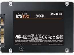 Samsung 870 Evo 2.5-inch 500gb Serial ATA III Internal SSD MZ-77E500BW