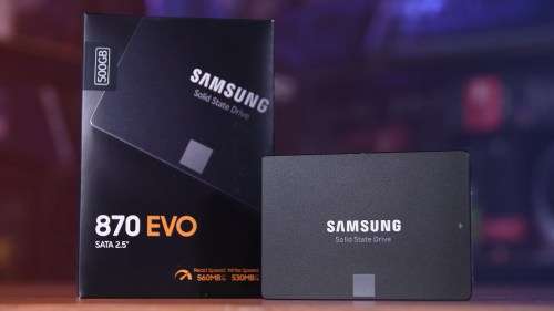 Samsung 870 Evo 2.5-inch 500gb Serial ATA III Internal SSD MZ-77E500BW