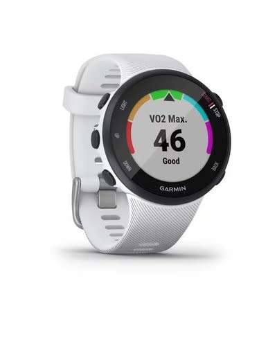 Garmin Forerunner 45S White In Excellent Working Condition