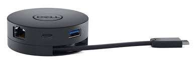Dell Da300 6-in-1 Usb-c Adapter Black 4K - never used