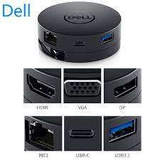 Dell Da300 6-in-1 Usb-c Adapter Black 4K - never used
