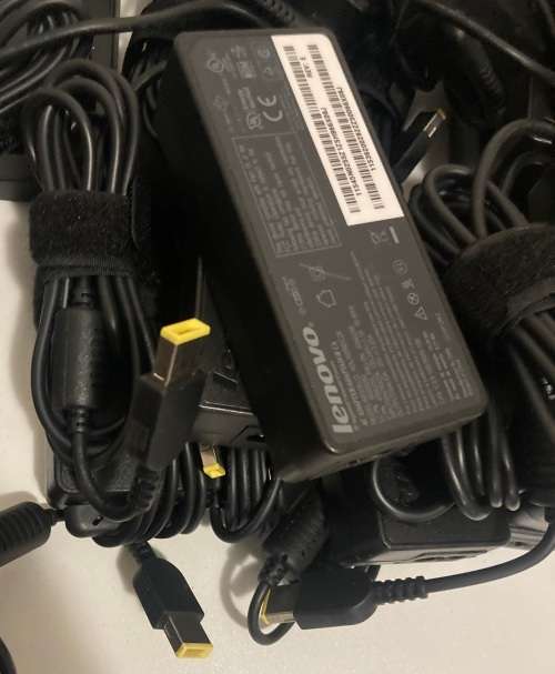 Lenovo 65W USB YELLOW TYPE ORIGINAL CHARGER  IN GOOD WORKING CONDITION