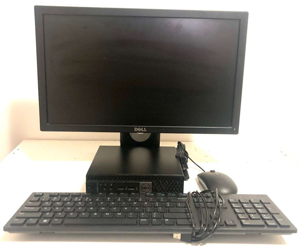 Dell OptiPlex 3020M Mini PC i5 4th Gen 8gb Ram 500gb Hdd With Dell 19` Screen - SET