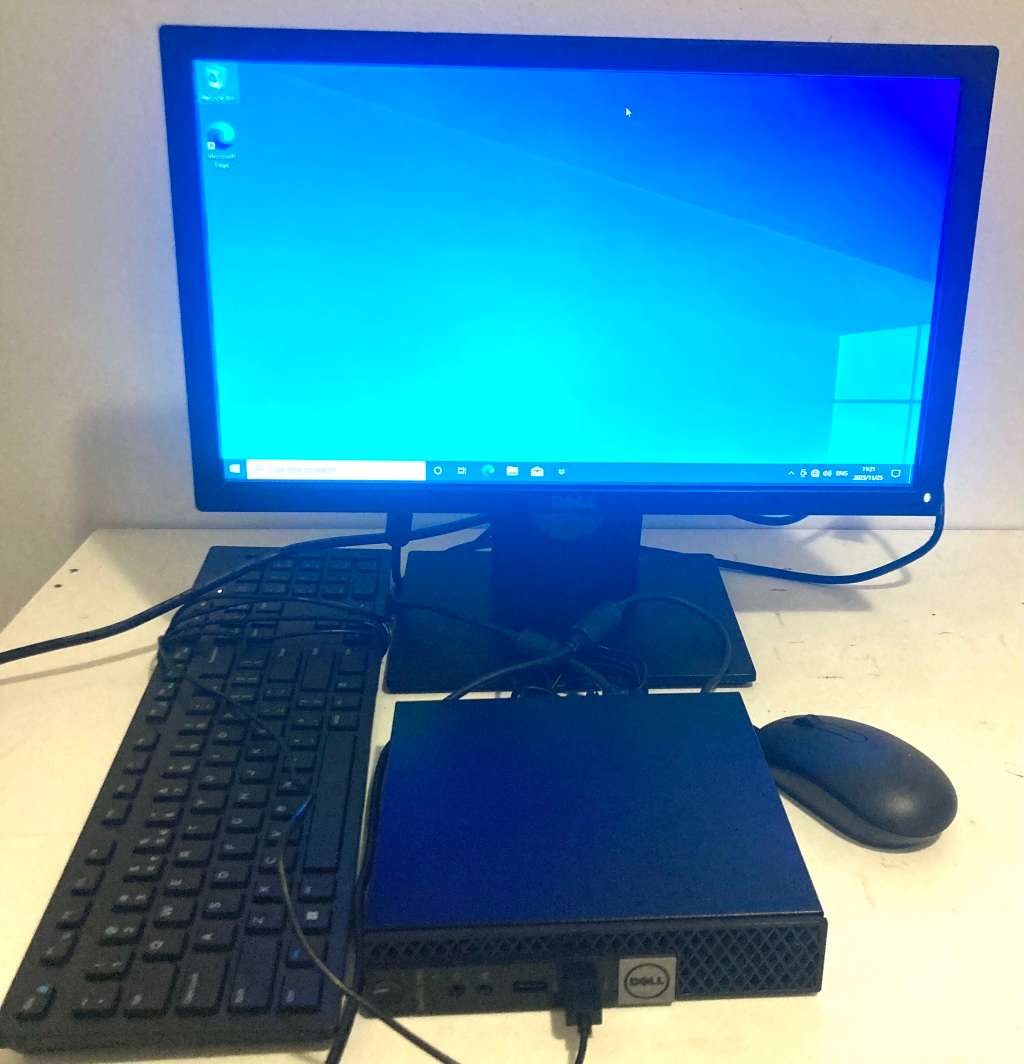 Dell OptiPlex 3020M Mini PC i5 4th Gen 8gb Ram 500gb Hdd With Dell 19` Screen - SET