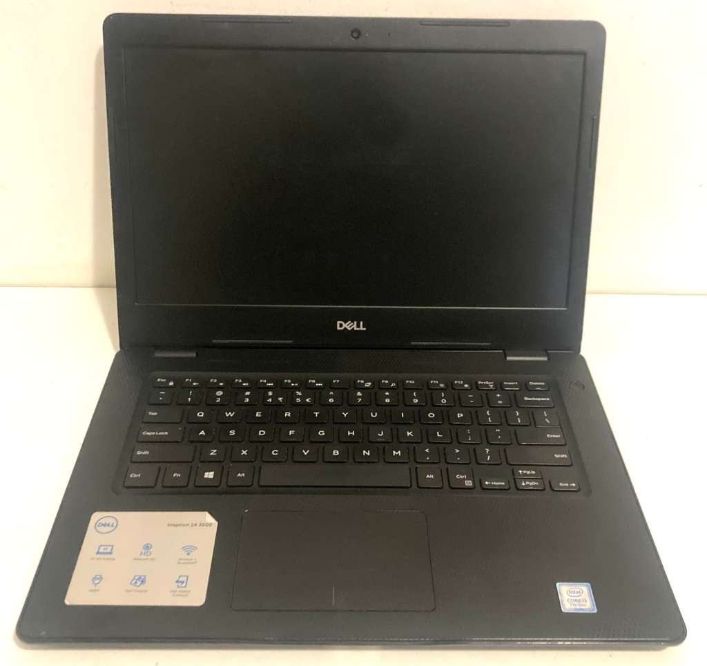 Dell Inspiron 3481 i3 7th Gen laptop for spares - not coming on