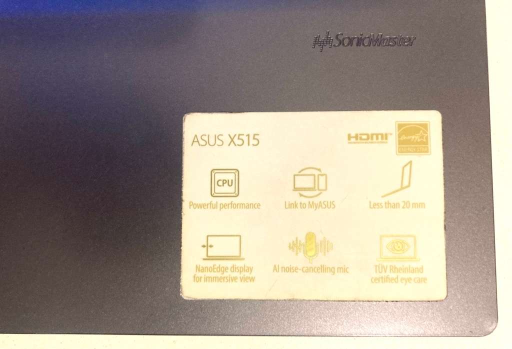 Asus VivoBook X515EA_P1511CEA i5 11th Gen 16gb Ram 512gb NVMe SSD Good Working Condition