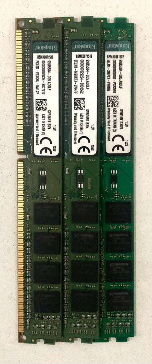 RAM Kingston 4 GB DDR3 Desktop RAM, 1600MHz, DIMM, 1.5V In Good Working Condition