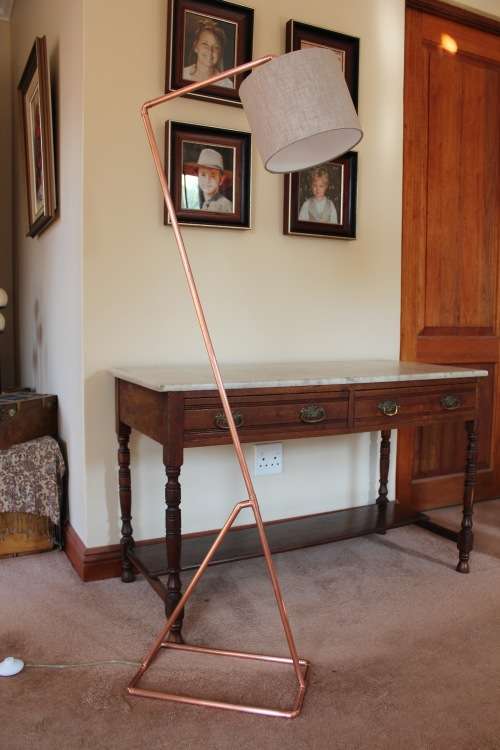 Copper Floor Lamp