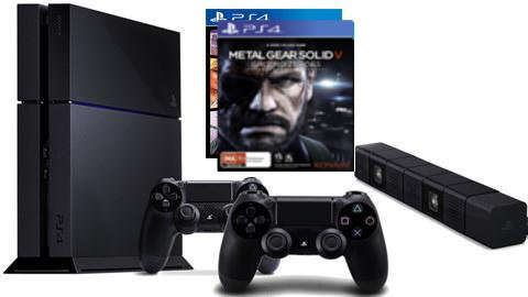 GREAT DEAL PS4 500GB + 2X CONTROLLERS + 2X GAMES + CAMERA