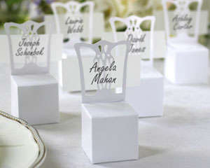 Miniature Chair Placecard Holder and Favour Box (set of 12)