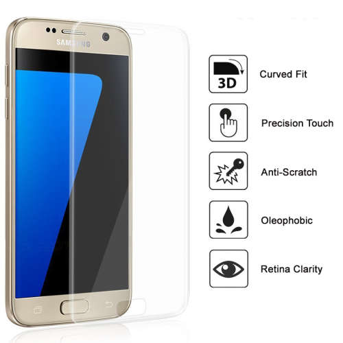 Samsung Galaxy S7 3D Tempered glass screen protector - Clear
