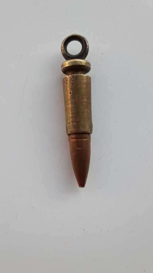 Vintage Bullet Pendant / Hand Made.