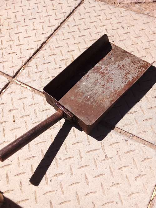 Antique Hand Forged Coal Shovel / Ash scoop.