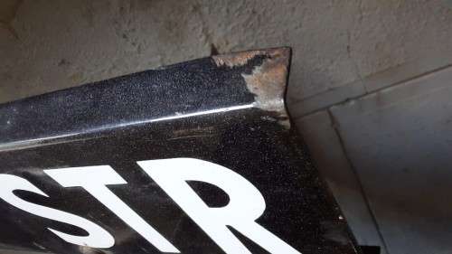 Enamel Sign - Road name - Loop Street  Cape Town / Circa1940