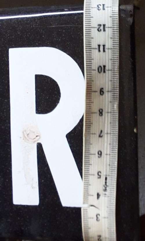 Enamel Sign - Road name - Loop Street  Cape Town / Circa1940