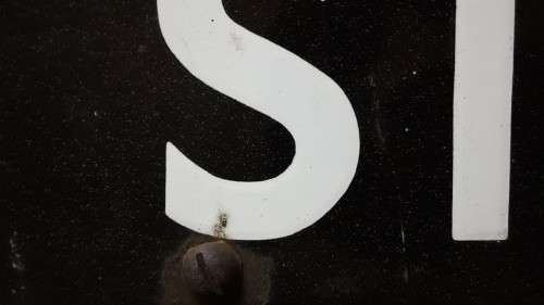 Enamel Sign - Road name - Loop Street  Cape Town / Circa1940