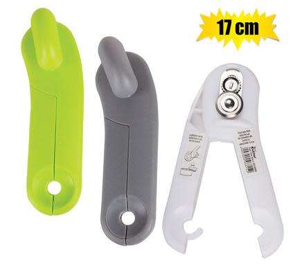 Can-opener white/grey/green