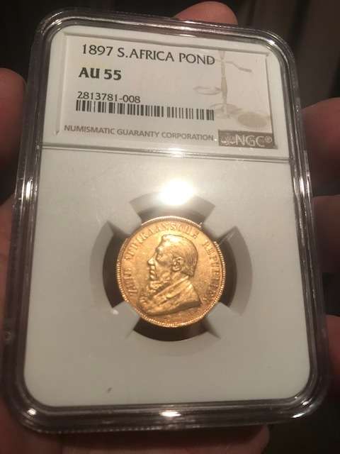 ########## 1897 Pond NGC AU 55 - R1 Auction for one week only  !!! ########