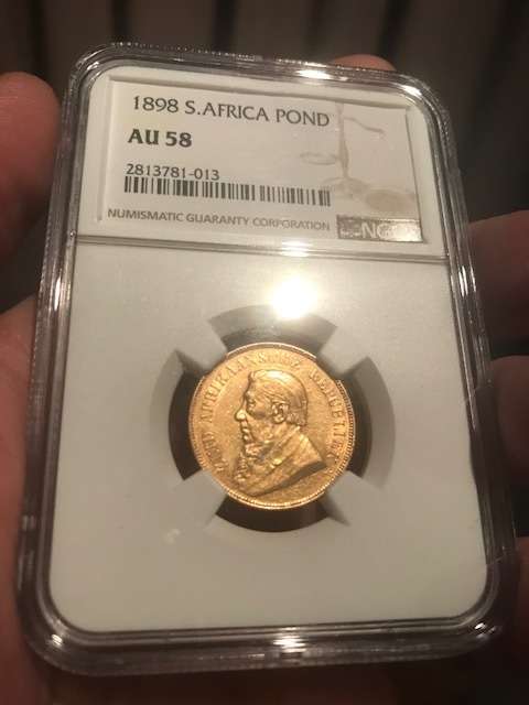 ########## 1898 Pond NGC AU 58 - R1 Auction for one week only  !!! ########