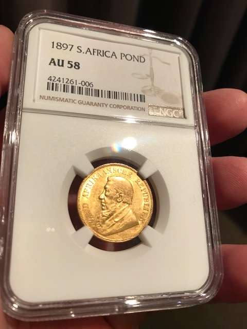 ########## 1897 Pond NGC AU 58 - R1 Auction for 6 Days only  !!! ########