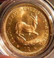 ######## SA Gold R1 Coins  - 22 Carat , 9 Coins on Auction  Now @ R1 !! ########