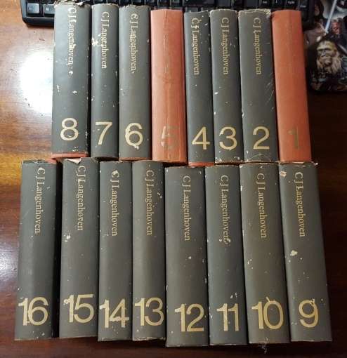 CJ Langenhoven Versamelde Werke - 1972 - Prys is vir Stel van 16