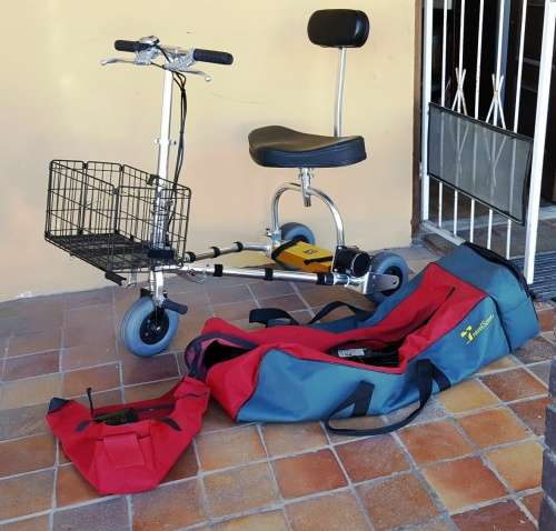 TravelScoot Deluxe Worlds lightest & most compact Travel Mobility Scooter - As New!!!