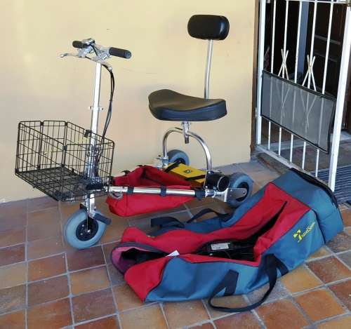 TravelScoot Deluxe Worlds lightest & most compact Travel Mobility Scooter - As New!!!