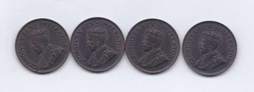 4 x 1932 S A UNION FARTHINGS - TOP GRADE  - 1 lLOT - PLEASE CHECK SCANS OF COINS