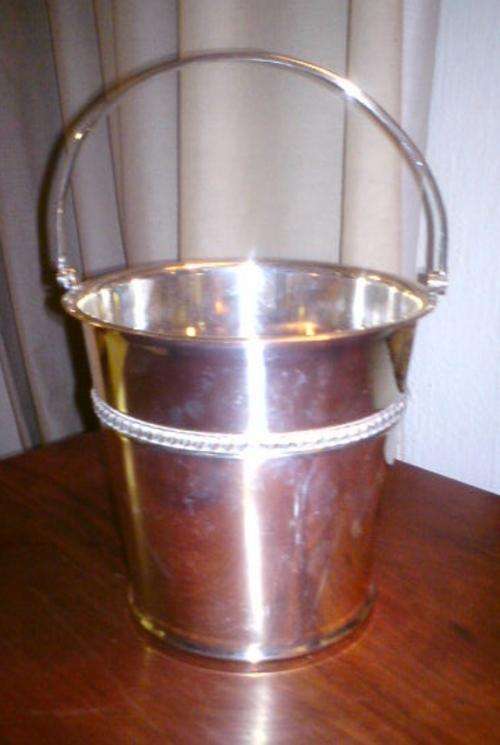Lovely Silver Plated Ice Bucket