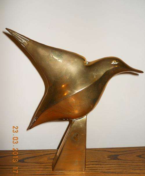 Modern Brass Ornament of Bird
