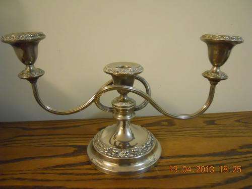Silver Plated candle Holder