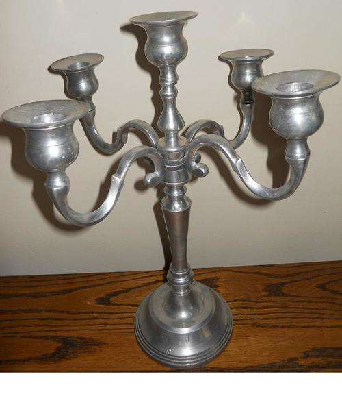 5 Candle Candelabra  - Height 36 cm