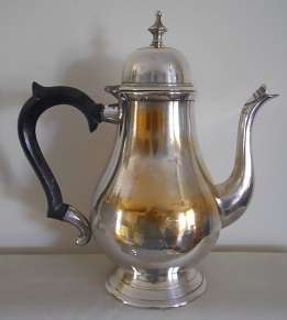 Heavy Duty Silver Plated Coffee / Hot Water Pot