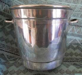 Silver Plated Ice Bucket / Pot Plant Holder