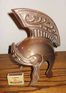 Ornamental Brass Roman Helmut