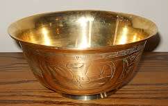 Chinese Brass Bowl