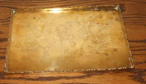 Chinese Brass Tray